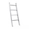 Costway 4-Tier Wall Leaning Ladder Shelf Stand Wooden Blanket Ladder Grey